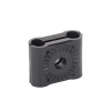 paquete de 10 sujetadores plasticos para cable coaxial de 3/8"