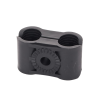 paquete de 10 sujetadores plasticos para cable coaxial de 5/8"