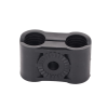 paquete de 10 sujetadores plasticos para cable coaxial de 5/8"