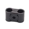 paquete de 10 sujetadores plasticos para cable coaxial de 5/8"