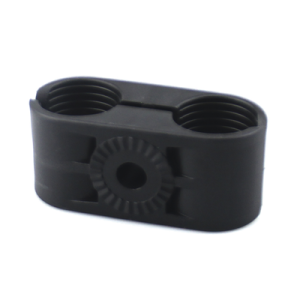 paquete de 10 sujetadores plasticos para cable coaxial de 5/8"