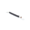 cable para baterías, 0.2m, negro, calibre 2 awg con terminales de ojo en ambos extremos