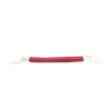 cable para baterías, 0.2 m, rojo, calibre 2 awg con terminales de ojo en ambos extremos