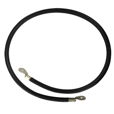 cable para baterías, 1 m, negro, calibre 2 awg con terminales de ojo en ambos extremos cable para baterías, 1 m, negro, calibre 2 awg con terminales de ojo en ambos extremos