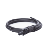 cable fotovoltaico 1.5 m, negro, calibre 10 awg con terminal mc4 h en un extremo