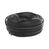 cable fotovoltaico 100 m, negro, calibre 10 awg con terminales mc4 en ambos extremos