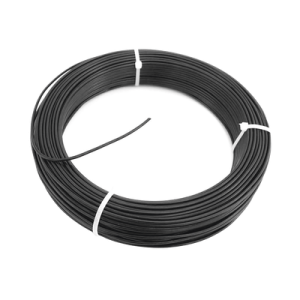 cable fotovoltaico negro / 6mm² (10awg) / material cobre / 2000v / rollo de 25 m