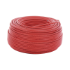cable fotovoltaico rojo / 6mm² (10awg) / material cobre / 2000v / rollo de 100 m