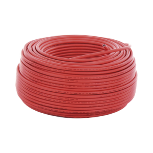 cable fotovoltaico rojo / 6mm² (10awg) / material cobre / 2000v / rollo de 100 m