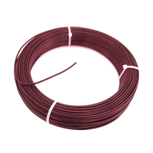 cable fotovoltaico rojo / 6 mm² (10awg) / material cobre / 2000v / rollo de 25 m