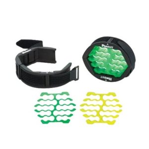 herramienta para peinado y organización de cables, incluye organizador verde para diámetros de cables de 4.6 a 6.3 mm y amarillo para 5.9 a 7.9 mm