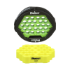 herramienta para peinado y organización de cables, incluye organizador verde para diámetros de cables de 4.6 a 6.3 mm y amarillo para 5.9 a 7.9 mm