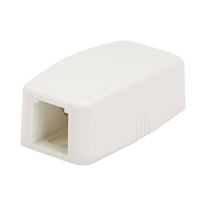 caja de montaje en superficie, para 1 módulo mini com, color blanco mate