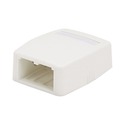 caja de montaje en superficie, para 2 módulos mini com, color blanco caja de montaje en superficie, para 2 módulos mini com, color blanco