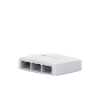 caja de montaje en superficie, para 6 módulos mini com, color blanco