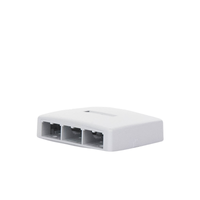 caja de montaje en superficie, para 6 módulos mini com, color blanco caja de montaje en superficie, para 6 módulos mini com, color blanco