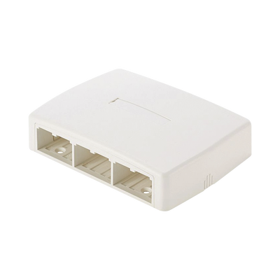 caja de montaje en superficie, para 6 módulos mini com, color blanco caja de montaje en superficie, para 6 módulos mini com, color blanco