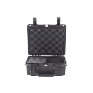 estuche portátil de transporte para wattmetros thruline® bird, 5 elementos y 1 terminal pequeña.