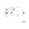 acoplador direccional 8db 617 5925mhz 300w 161dbc 4.3 10 ip67