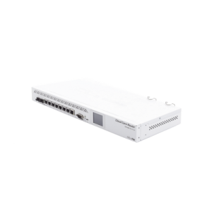 (ccr1009 7g 1c 1s+) cloud core router, cpu 9 núcleos,7 puertos gigabit, 1 combo tp/sfp, 1 puerto sfp+, 2 gb memoria