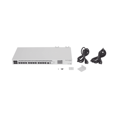 cloud core router, cpu 36 núcleos, througput 16gbps / 24mpps, 12 puertos gigabit ethernet, 4 puertos sfp y 4 gb de memoria, ideal para ipsec cloud core router, cpu 36 núcleos, througput 16gbps / 24mpps, 12 puertos gigabit ethernet, 4 puertos sfp y 4 gb de memoria, ideal para ipsec