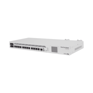 cloud core router, cpu 36 núcleos, througput 16gbps / 24mpps, 12 puertos gigabit ethernet, 4 puertos sfp y 4 gb de memoria, ideal para ipsec