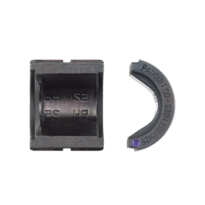 dado de prensado para herramienta de crimpado ct 29xx. para conectores a tierra tipo "e" gce250 1/0, gce250 250, cruzado gcc6x6250 1/0, gcc6x6. código negro pg25