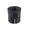 pasacable de entrada sencilla y pequeña 0.63" 0.67", para cables terminados, color negro. paquete de 4 piezas