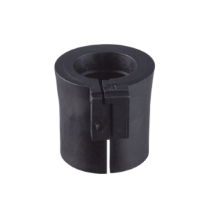 pasacable de entrada sencilla y pequeña 0.63" 0.67", para cables terminados, color negro. paquete de 4 piezas