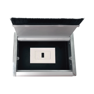 caja universal vacía de 1 módulo para instalación en escritorio (voz, datos, vídeo, contactos eléctricos), (no incluye accesorios) caja universal vacía de 1 módulo para instalación en escritorio (voz, datos, vídeo, contactos eléctricos), (no incluye accesorios)