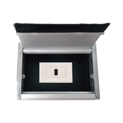 caja universal vacía de 1 módulo para instalación en escritorio (voz, datos, vídeo, contactos eléctricos), (no incluye accesorios) caja universal vacía de 1 módulo para instalación en escritorio (voz, datos, vídeo, contactos eléctricos), (no incluye accesorios)