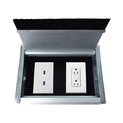 caja universal vacía de 2 módulos para instalación en escritorio (voz, datos, vídeo, contactos eléctricos), (no incluye accesorios) caja universal vacía de 2 módulos para instalación en escritorio (voz, datos, vídeo, contactos eléctricos), (no incluye accesorios)