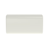 unión recta, para uso con canaleta ld5, material abs, color blanco mate