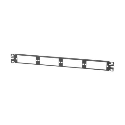 patch panel de fibra Óptica, para 4 placas acopladoras fap o fmp, color negro, 1ur patch panel de fibra Óptica, para 4 placas acopladoras fap o fmp, color negro, 1ur