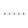 patch panel de fibra Óptica, para 4 placas acopladoras fap o fmp, color negro, 1ur