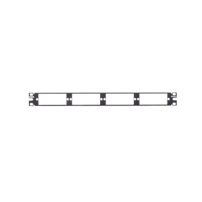 patch panel de fibra Óptica, para 4 placas acopladoras fap o fmp, color negro, 1ur patch panel de fibra Óptica, para 4 placas acopladoras fap o fmp, color negro, 1ur