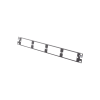 patch panel de fibra Óptica, para 4 placas acopladoras fap o fmp, color negro, 1ur