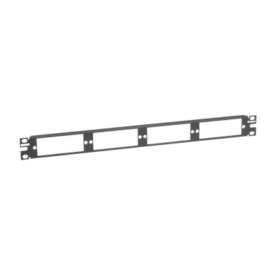 patch panel de fibra Óptica, para 4 placas acopladoras fap o fmp, color negro, 1ur patch panel de fibra Óptica, para 4 placas acopladoras fap o fmp, color negro, 1ur