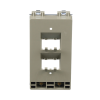 placa de pared vertical, resistente al agua con protección ip56, acepta 4 módulos mini com, color gris