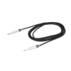 cable de audio | plug 1/4 in a plug 1/4 in mono | carcasa cromada | conectores seetronic | ideal para instrumentos | longitud 3m