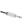 cable de audio | plug 1/4 in a plug 1/4 in mono | carcasa cromada | conectores seetronic | ideal para instrumentos | longitud 3m
