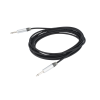 cable de audio | plug 1/4 in a plug 1/4 in mono | carcasa cromada | conectores seetronic | ideal para instrumentos | longitud 5m