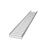 charola tipo malla 105/400 mm, acabado electro zinc, hasta 668 cables cat6, tramo de 3 metros