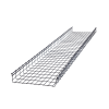 charola tipo malla 105/500 mm, acabado electro zinc, hasta 836 cables cat6, tramo de 3 metros