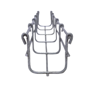 charola bimetálica tipo malla 54/50 mm, ideal para utilizarse al exterior o zonas húmedas, hasta 43 cables cat6, tramo de 3 metros