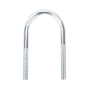 abrazadera tipo u de 1 1/4", con acabado electro zinc, no incluye tuercas y arandelas