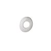 arandela plana galvanizada de 1/4", acabado electro zinc