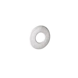 arandela plana galvanizada de 1/4", acabado electro zinc