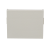 módulo de tapa ciega (inserto ciego), de 1/2, color blanco mate, 1 pieza