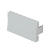 módulo de tapa ciega (inserto ciego), de 1/3, color blanco, 1 pieza